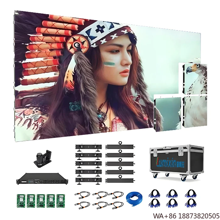 

LED Quick-Installing 500x500mm Super Light P2.6 P2.97 P3.91 Outdoor IP65 Screen Display for Stage Rental Video Wall Panel