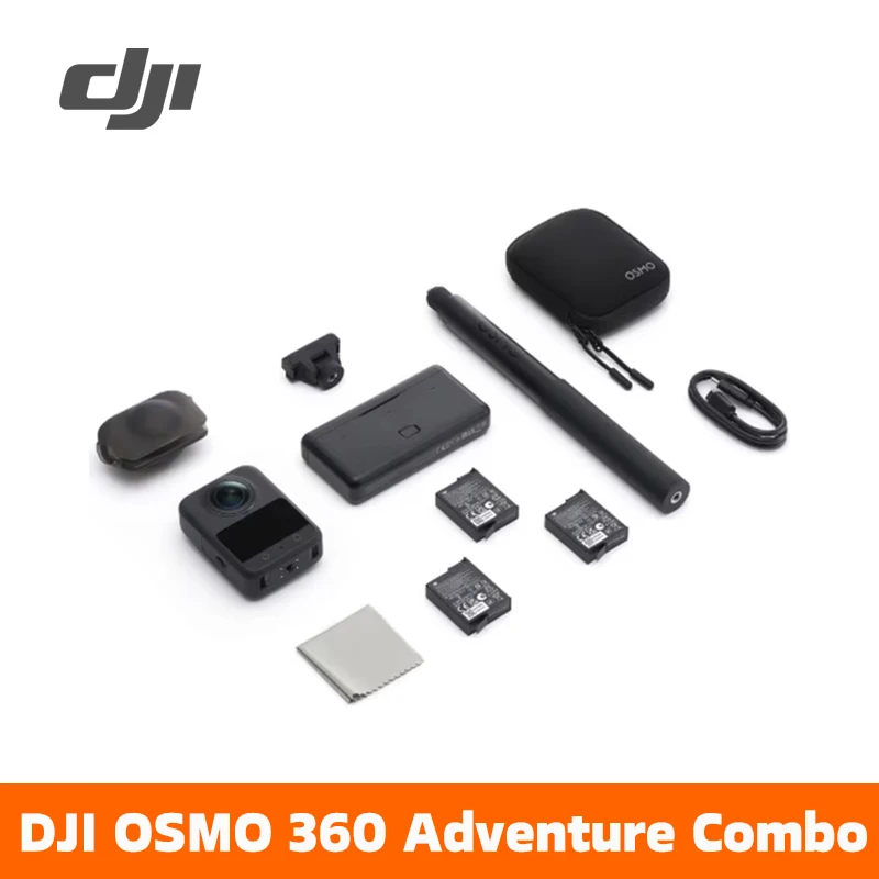 DJI Osmo 360 Standaardpakket 360 camera met 1 inch °   Beeldvorming °   Video in 8K Native °   Foto in 120MP DJI Osmo 360