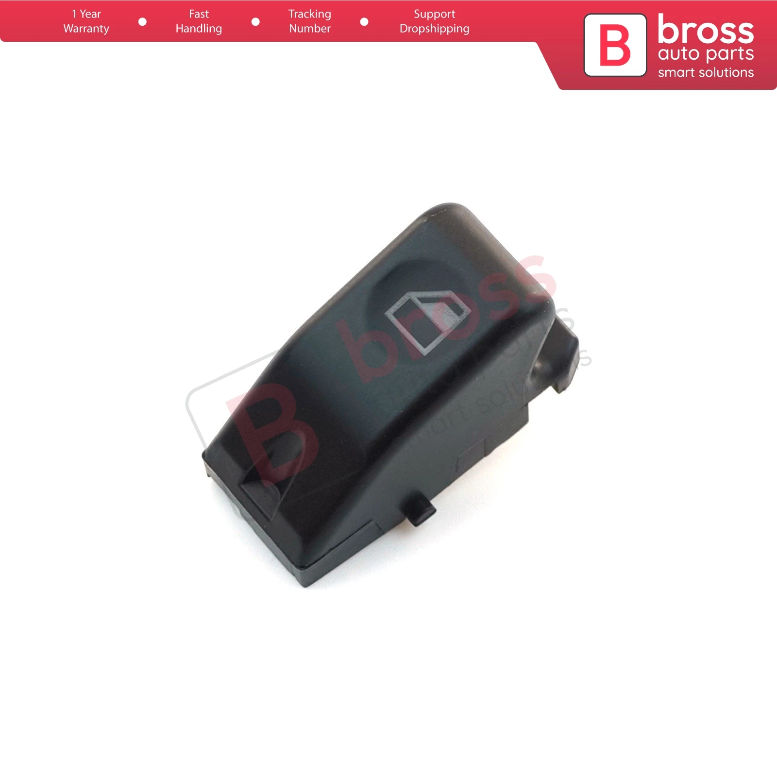 Bross Auto Parts BDP136 1 Piece Window Switch Button Repair Cover 717135614, 717137614  For Fiat Siena Palio Strada MK1