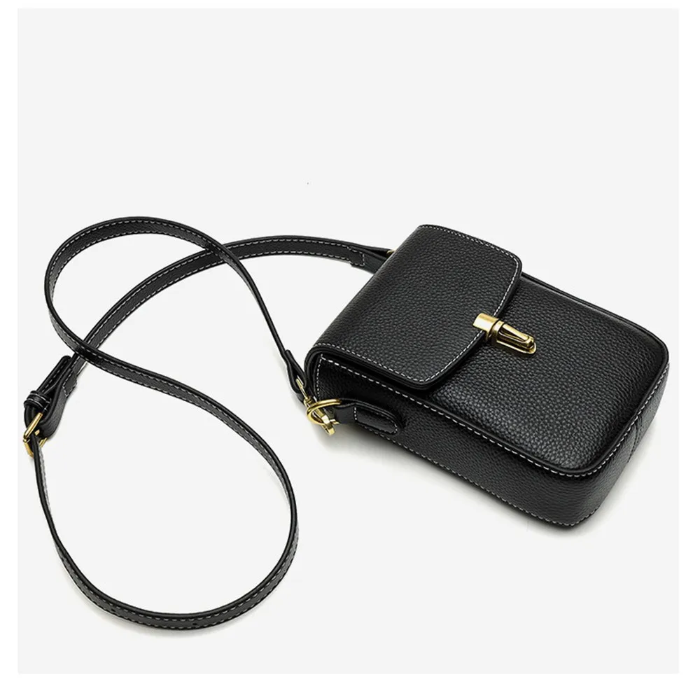 Womens Crossbody Leather Bag Small Cellphone Shoulder Purse Wallet Handbag，Mobile Phone Bag