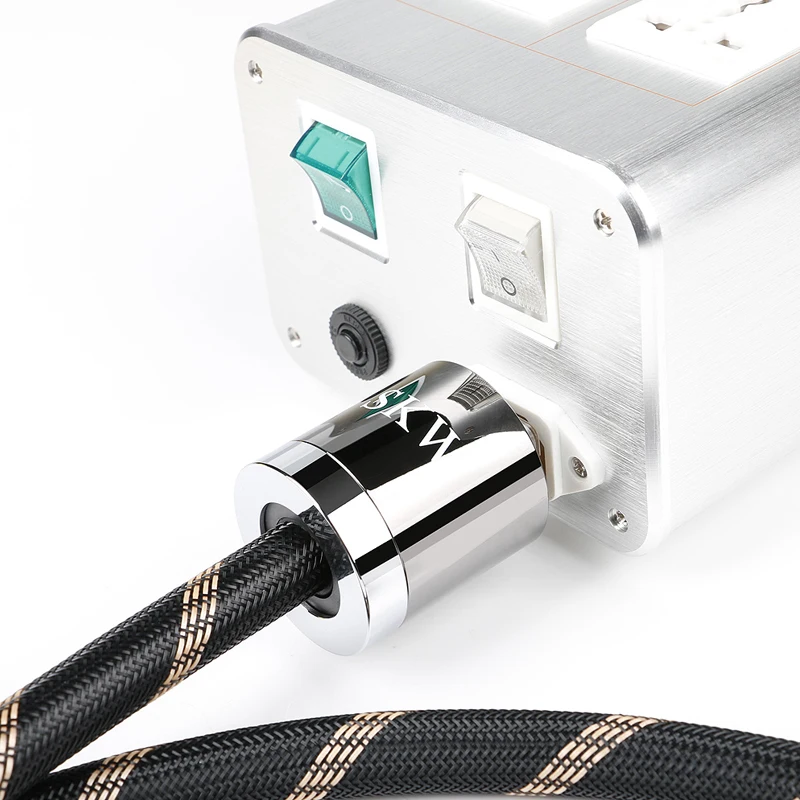 SKW 업그레이드 오디오 애호가 전원 코드, 수-암 전원 케이블, 미국 플러그, 서브우퍼, 앰프, DV/AV용 EU 플러그