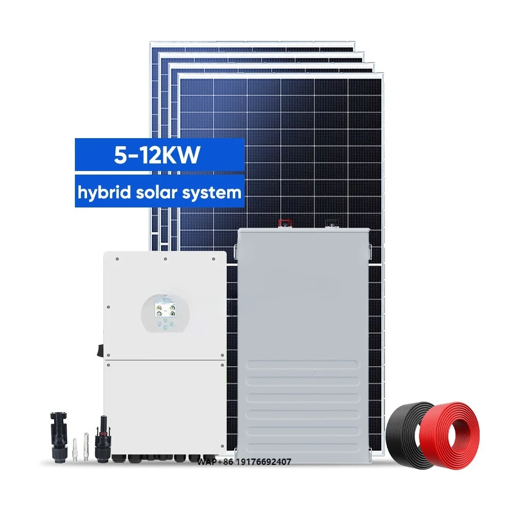 Deye 6kW Solar Hybrid System with Deye Low Voltage Lithium Battery with EU Certificate for Home Solar System