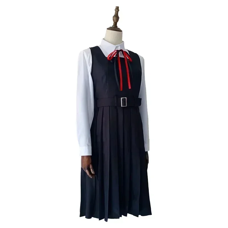 Anime Chainsawing Man Cosplay Mitaka Asa Costumes Dress Black Red Tie Women JK Uniform Halloween Christmas Party Cosplay Dresses view 3