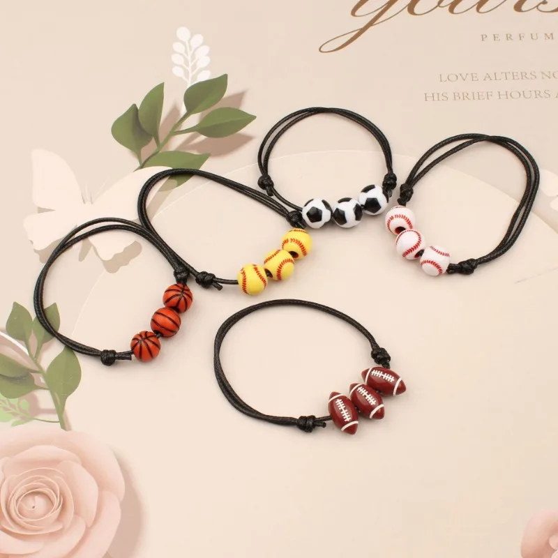 10/20 Stück Sport Party Charm Fußball Armband Kapitän Fußball Armbänder Inspirierende Armbänder Sport Geschenk