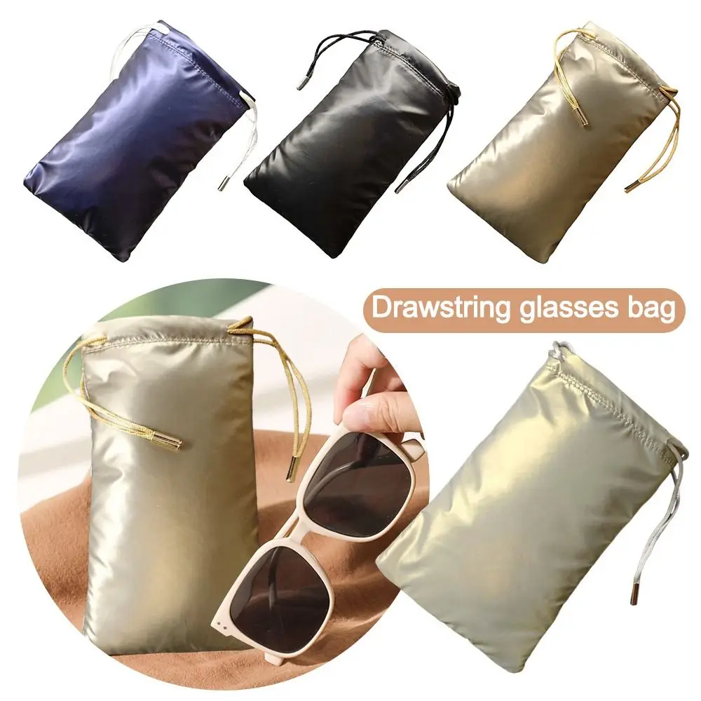 

Eye Wear Accessories Down Cotton Glasses Box Soft Portable Myopia Glasses Case Sunglasses Organizer Men Women