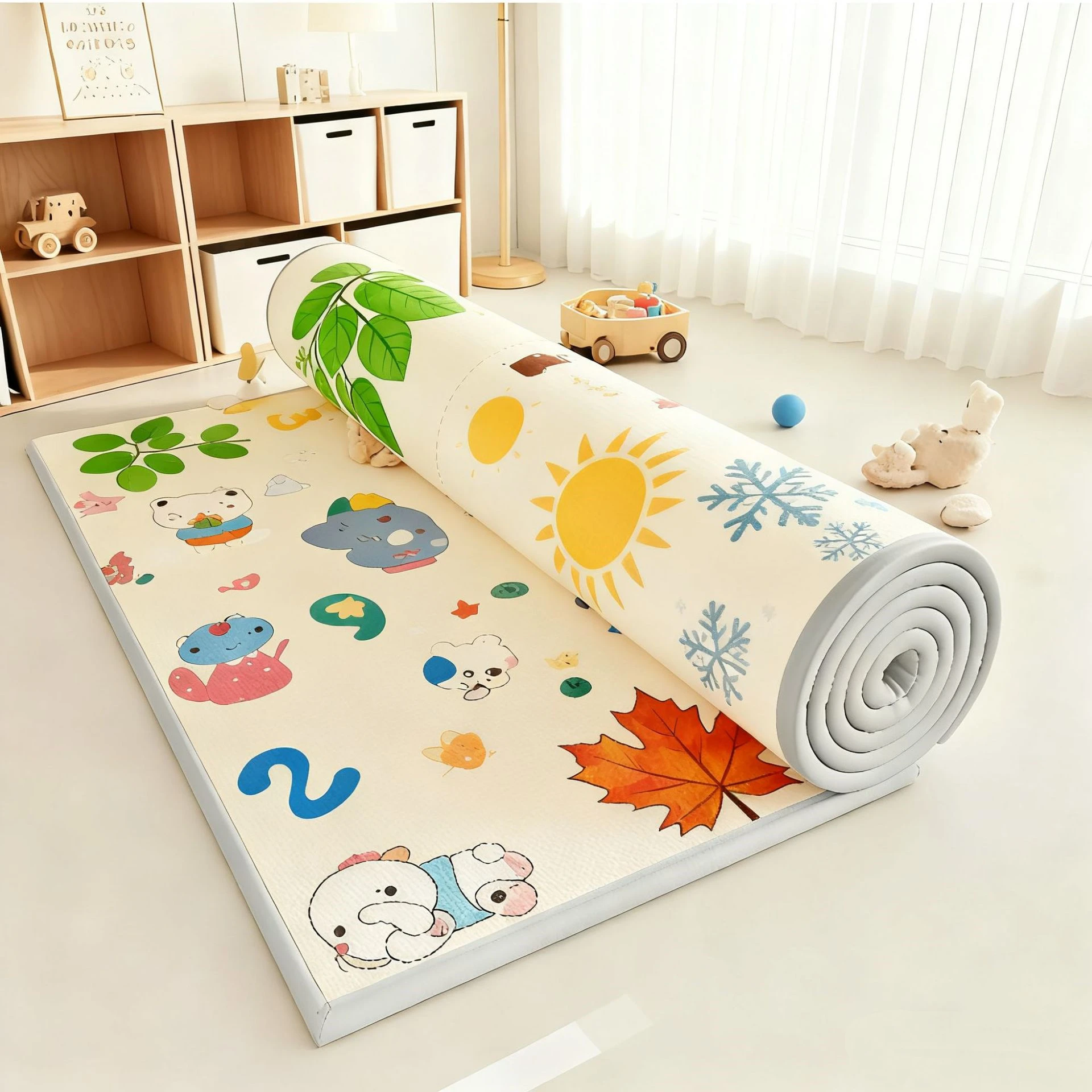 

2 Thickness Options Baby Activities Crawling Play Mats EPE Baby Activity Gym Room Game Mat for Children's Safety Rug New Style