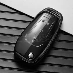 Transparent TPU Car Remote Key Case Cover for Ford Figo 2017 Mondeo 5 Ecosport Fiesta Mk8 Everest Ranger Fusion Kuga Escort F150