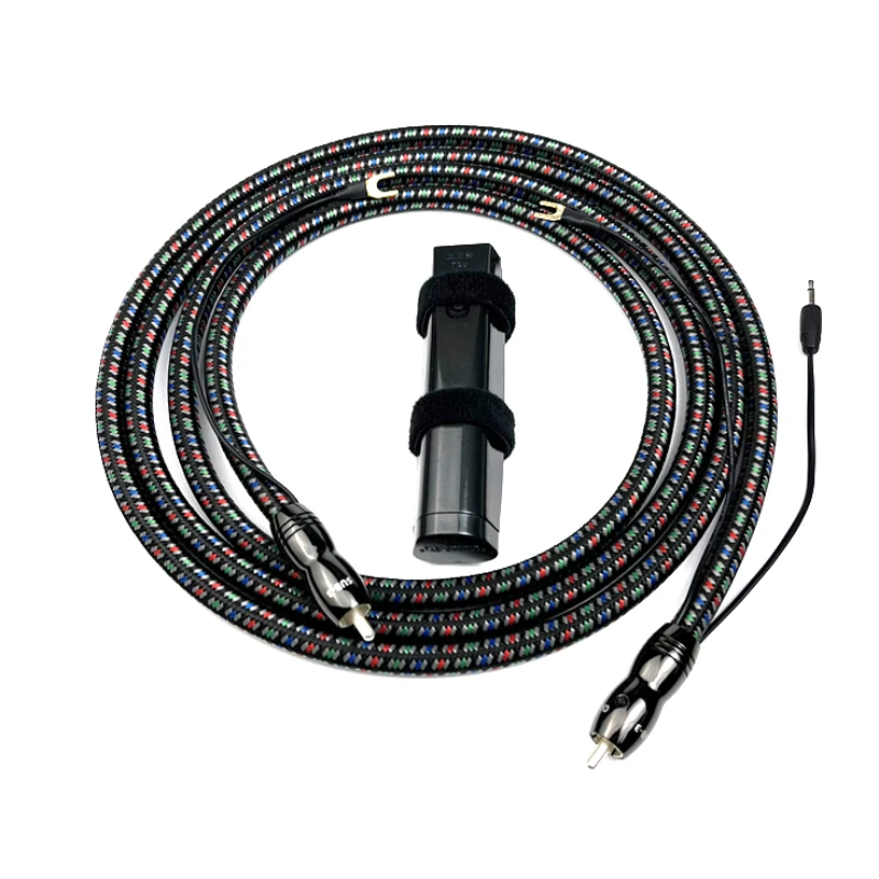 

Sub-3 HiFi Digital Audio Coaxial Cable Solid 6.1% Silver RCA Subwoofer Cable with Ground Connector