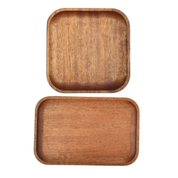 Square Collectible Tobacco Rolling Tray, Wood Storage Tray, Smoking Accessories