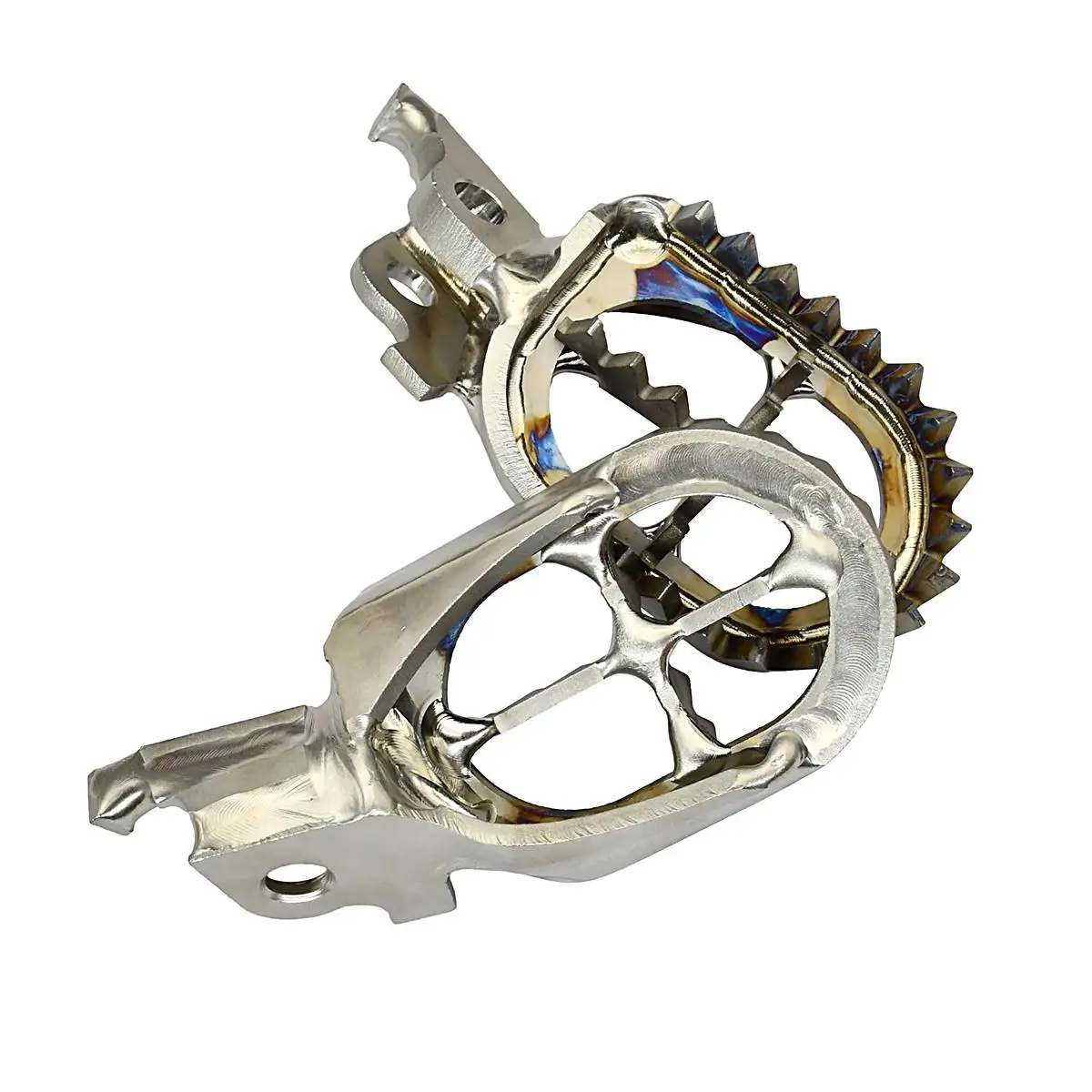 

CNC Dirt Bike Motorcycle Accessories Gr5 Titanium Foot Pegs Footrest Pedal Rest for Honda CRF 250R 450R 250X 450X 150R