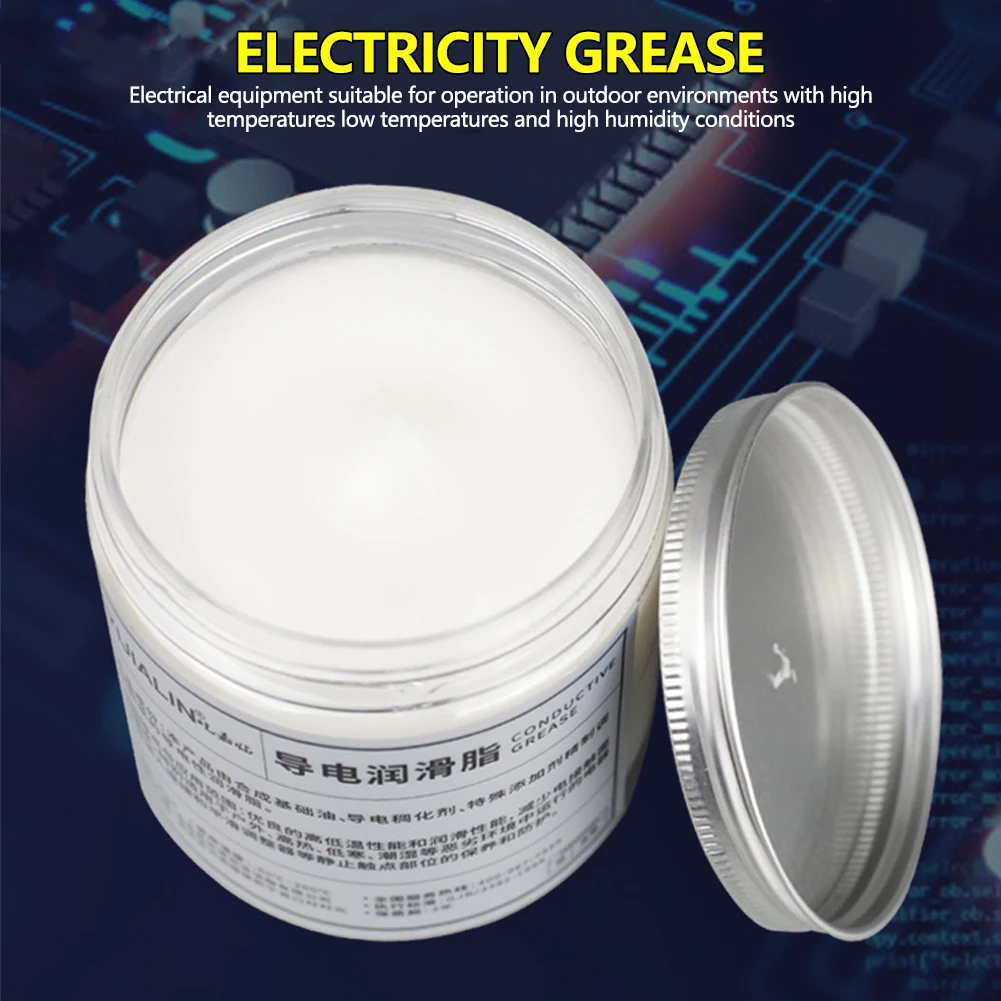 100 جرام شحم كهربائي ملامس معجون موصل شحم مركب للكهرباء لقيمة المقاومة المنخفضة للأجهزة المنزلية