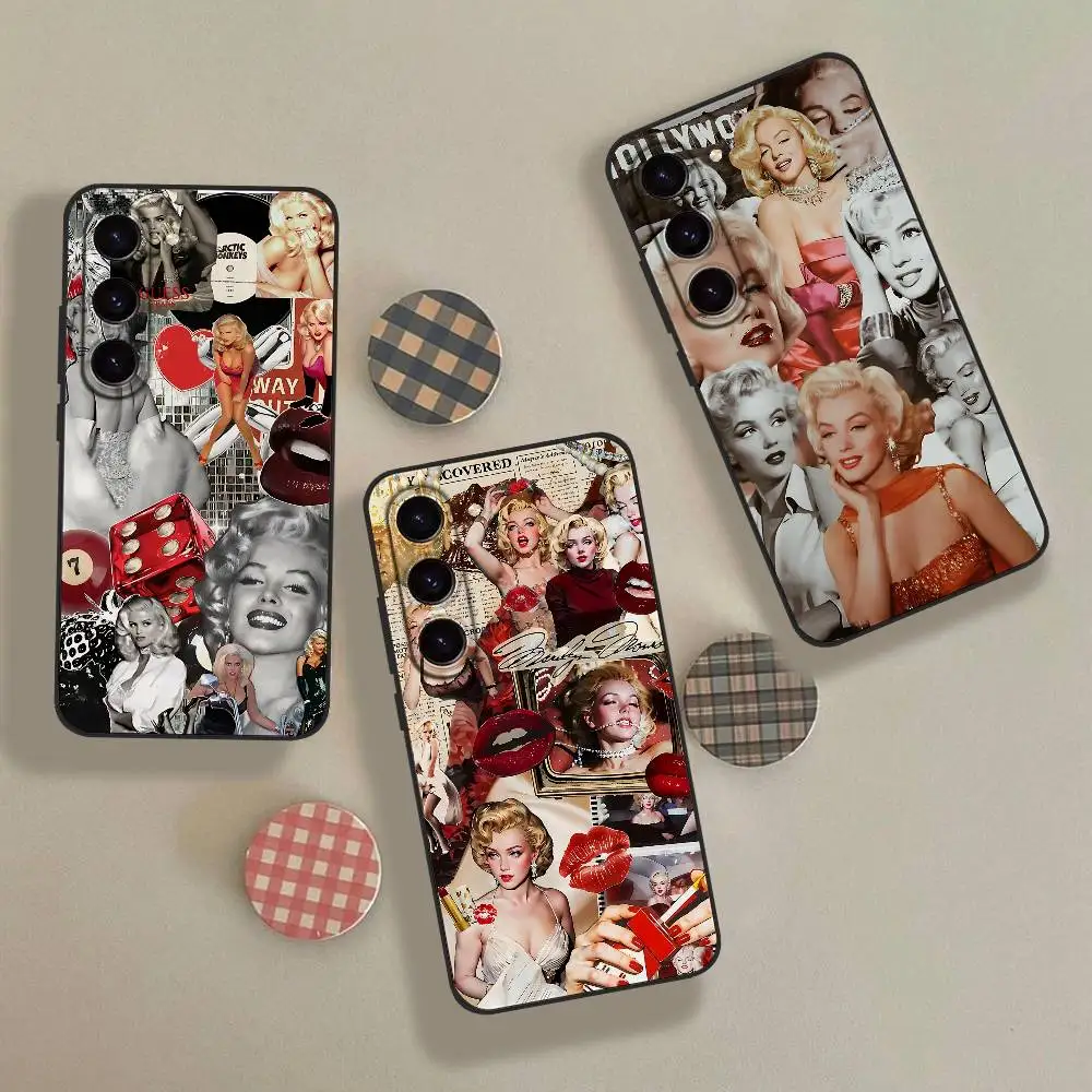 Чехол для телефона M-Marilyn Monroe для Samsung S24, S25 S22, S30, Note20, Lite, Ultra,5G, Plus,FE, противоударный, тонкий, черный, чехол Чехол для телефона M-Marilyn Monroe для Samsung S24, S25 S22, S30, Note20, Lite, Ultra,5G, Plus,FE, противоударный, тонкий, черный, чехол