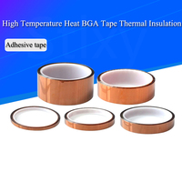 High Temperature Heat BGA Tape Thermal Insulation Tape Polyimide Adhesive Insulating adhesive Tape 3D printing Board protection