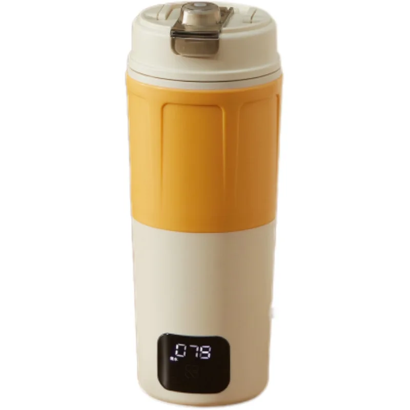 

Portable Electric Heating Cup 600ml 6 Temp Control Quick Boil Auto Pressure Relief Leakproof Smart Touch Dual Drinking