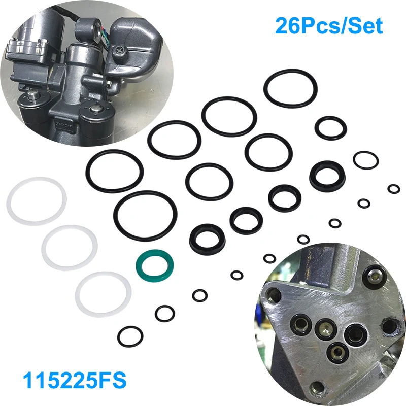 115225FS Seal Kit Trim/Tilt Cap & Cylinder O-Ring for Yamaha 1997-Up 115HP 150HP 175HP 200HP (Some 225HP 250HP) For Showa Suzuki