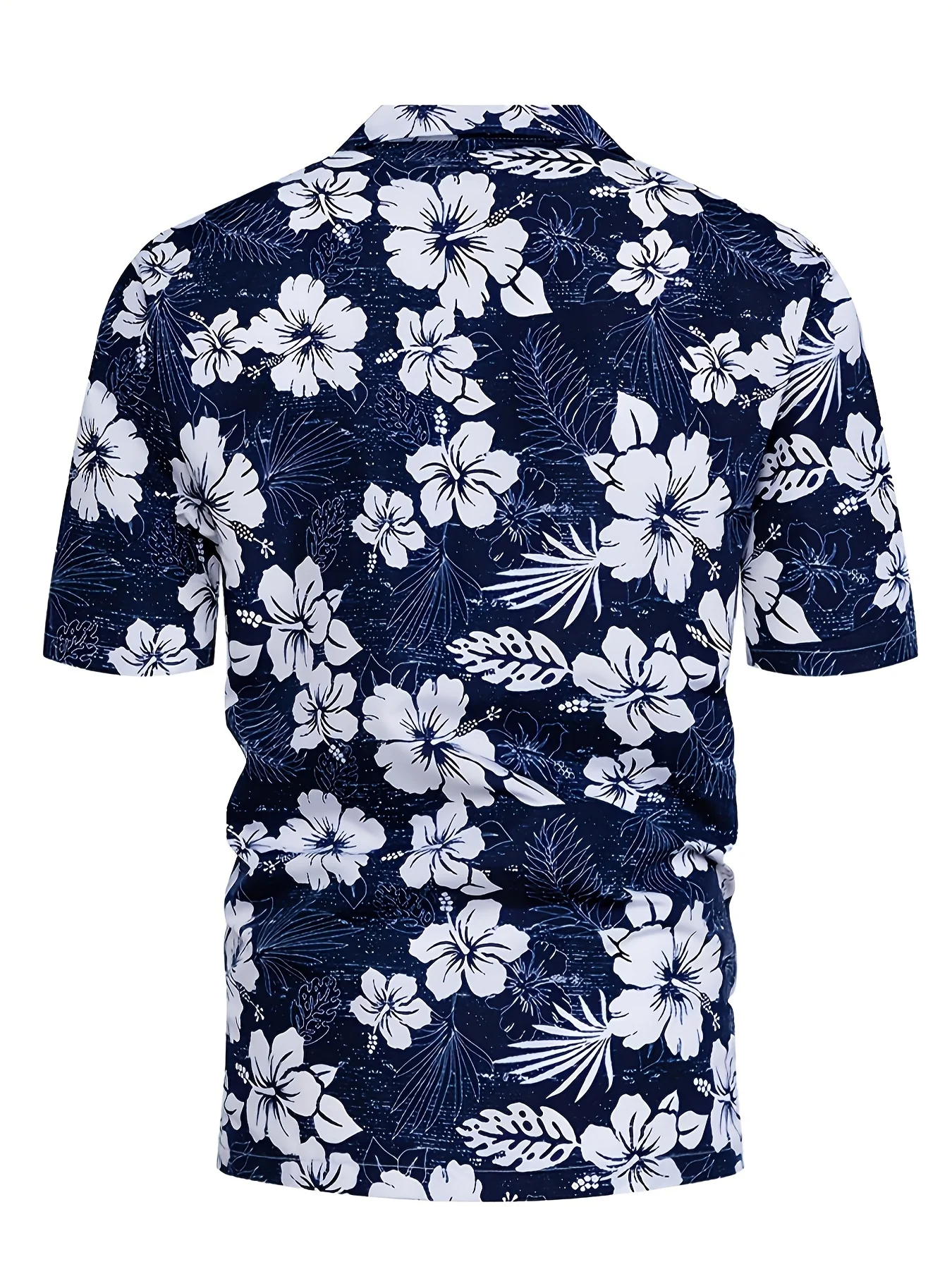 2024 new men\'s floral shirt with loose and lazy beach style, casual and fashionable