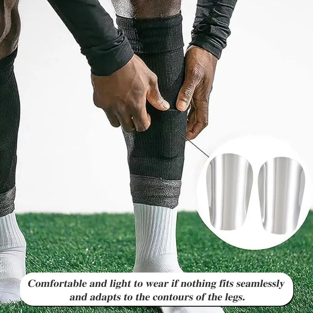 Anti-collision Leg Guards Mini Soccer Shin Guards for Kids Adults Eva Foam Padding Calf Protectors Lightweight Small Football