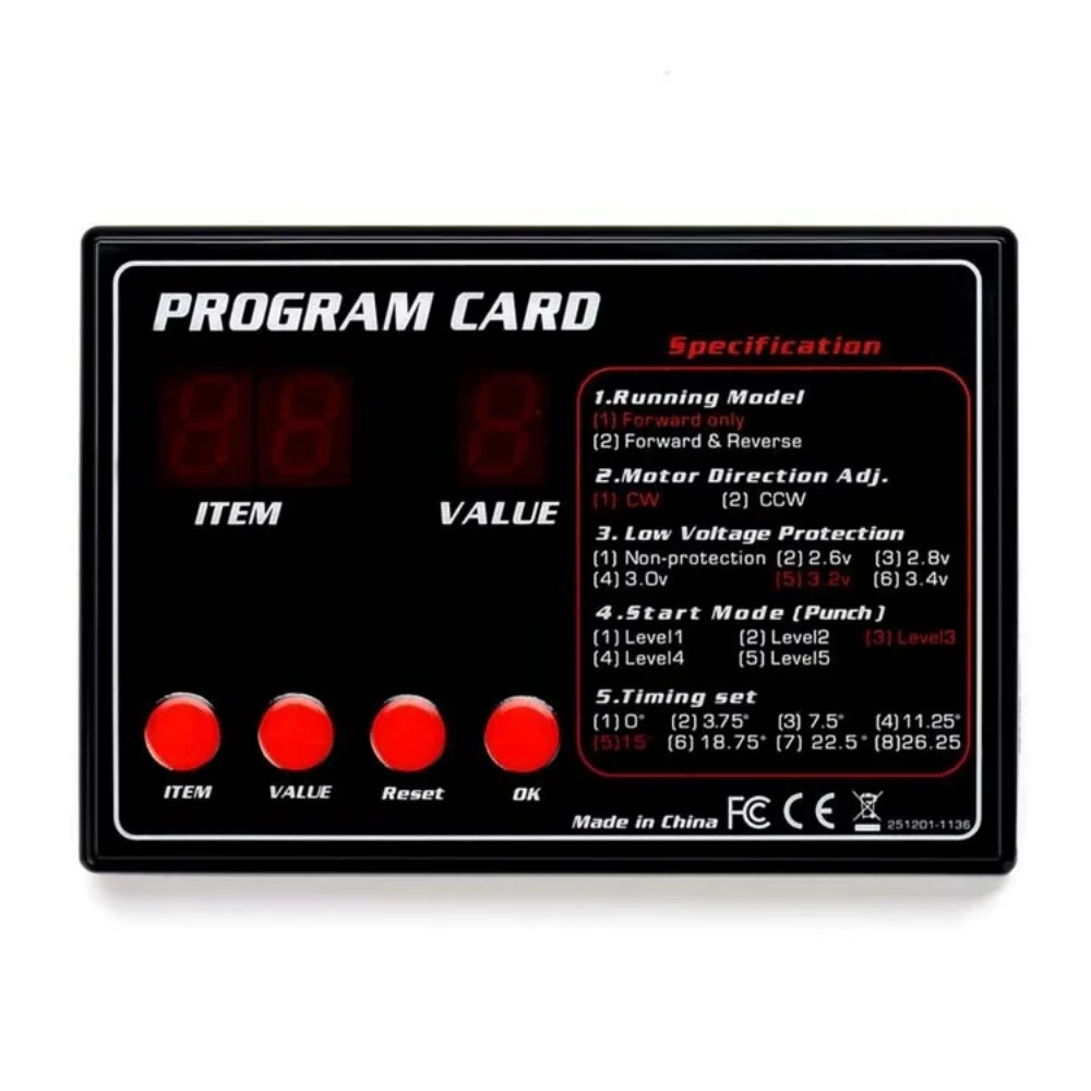FATJAY 90A 防水 ESC 6S 24V ブラシレスメタルケース、プログラミングカード付き、前進角度調整用低電圧保護