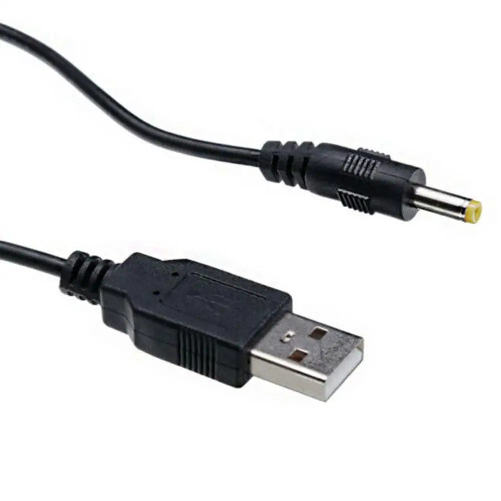 Router Power Supply Line Cabo de carregamento, USB para DC 4.0x1.7mm, 0.8m, apto para PSP 1000, 2000, 3000, 1 Pc