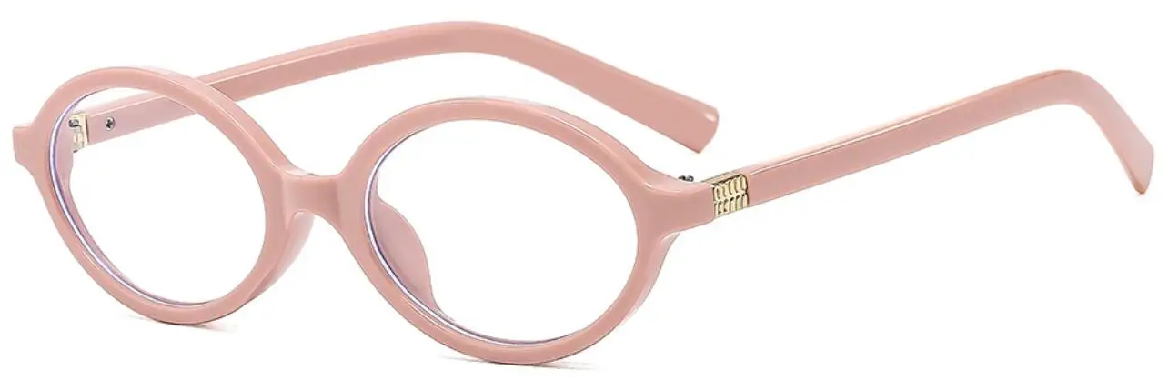 FELRES Leopard Vintage Kleine Oval Lesebrille Frauen Männer Persönlichkeit Design Anti Blaues Licht Gläser Transparent Mode Eyegalsses 3