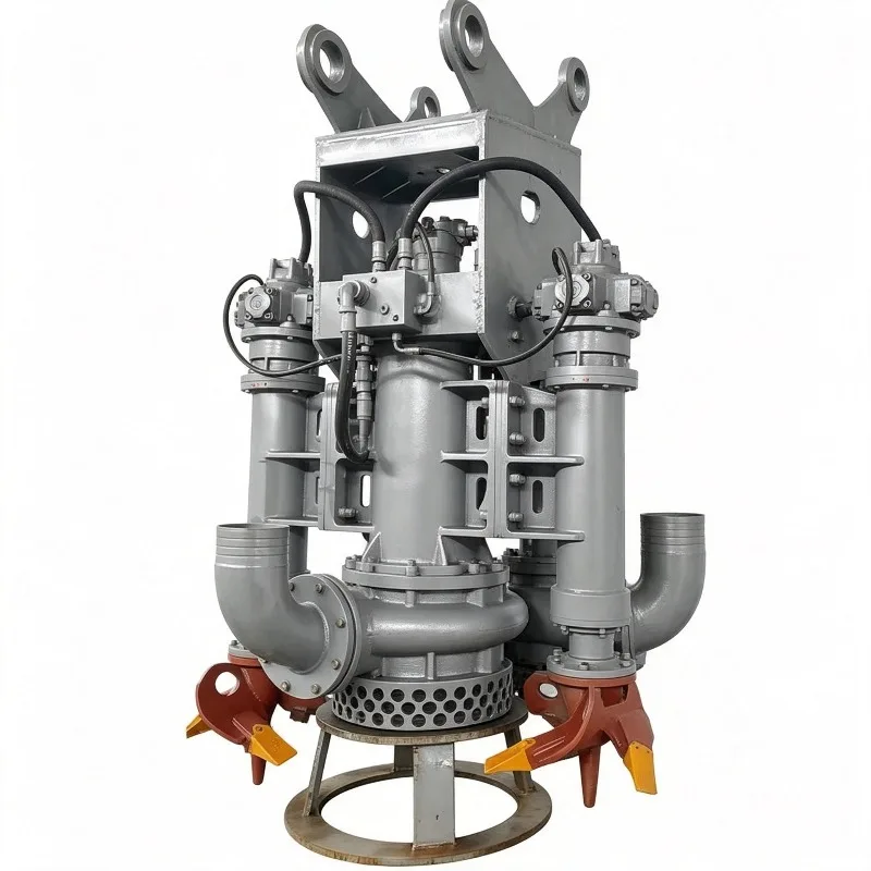 High Efficiency Hydraulic Slurry Pump Submersible Sand Mud Dredging High Flow Agitator Pump for Excavator Sludge Discharge Unit
