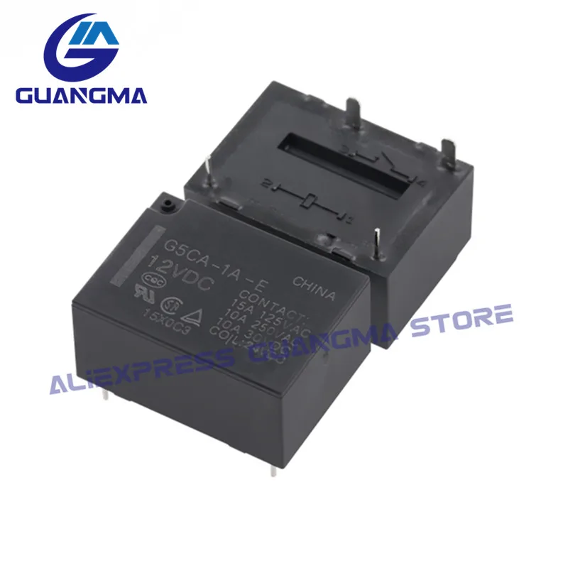 

10PCS 100% NEW Origina Relay G5CA-1A-E-12VDC G5CA-1A-E-5VDC G5CA-1A-E-24VDC 4Pin 10A 250V ac G5CA 1A E 5VDC 12VDC 24VDC