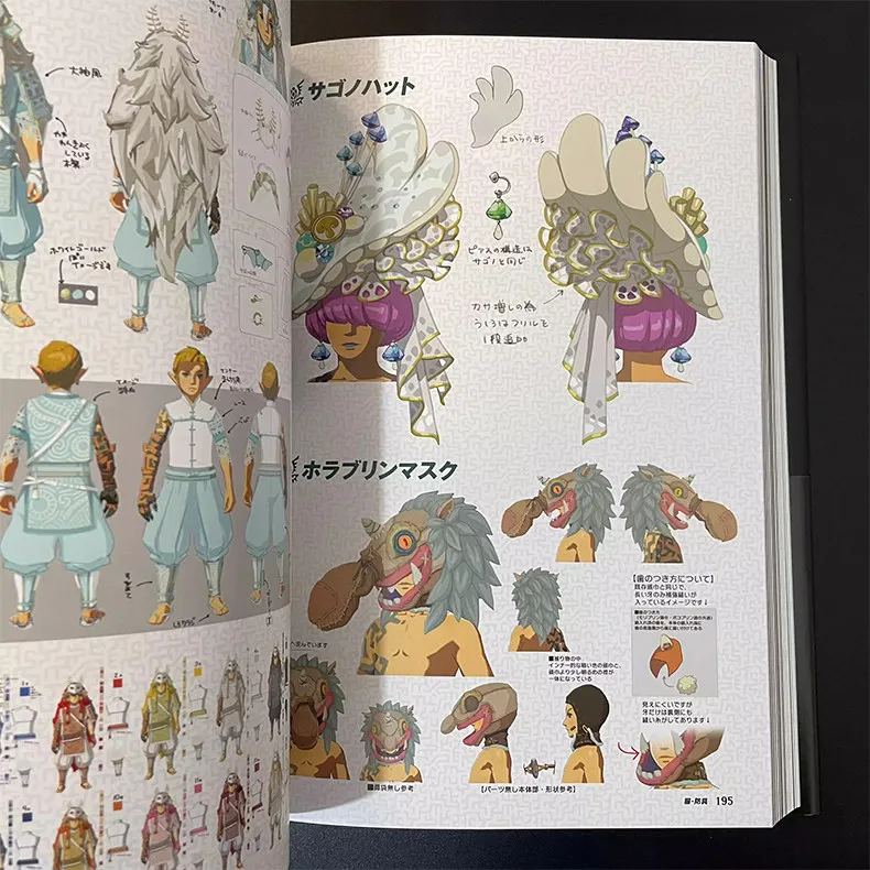 Tears of The Kingdom Masterworks Official Setting Art Book Game Character Scene Design Collection