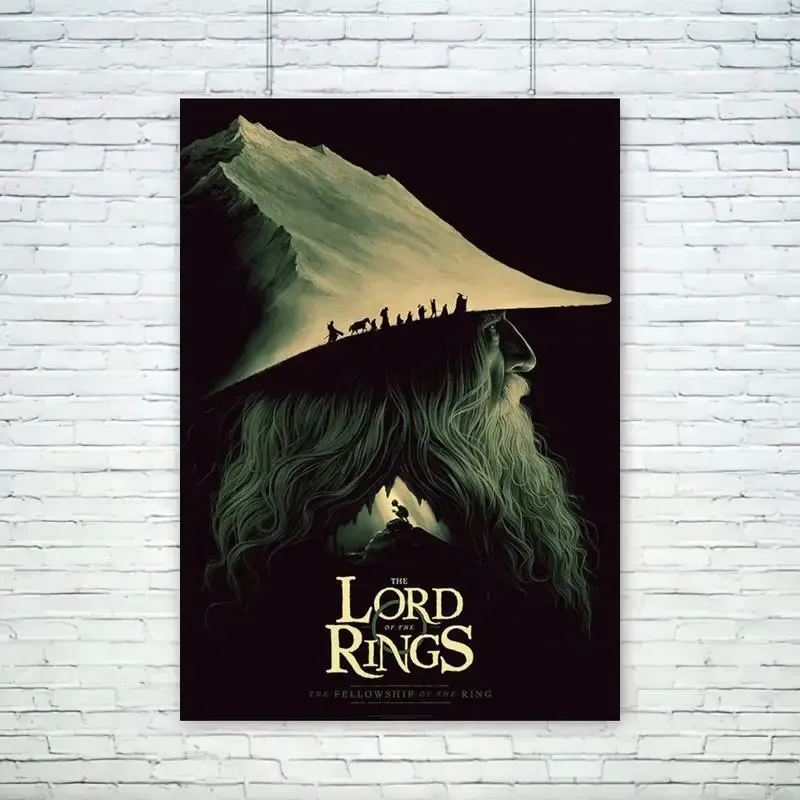 Scandinavian Classic Vintage Aesthetic Wall Art T-The L-Lords of the R-Rings HD Poster Prints Home Bedroom Living Room Decor