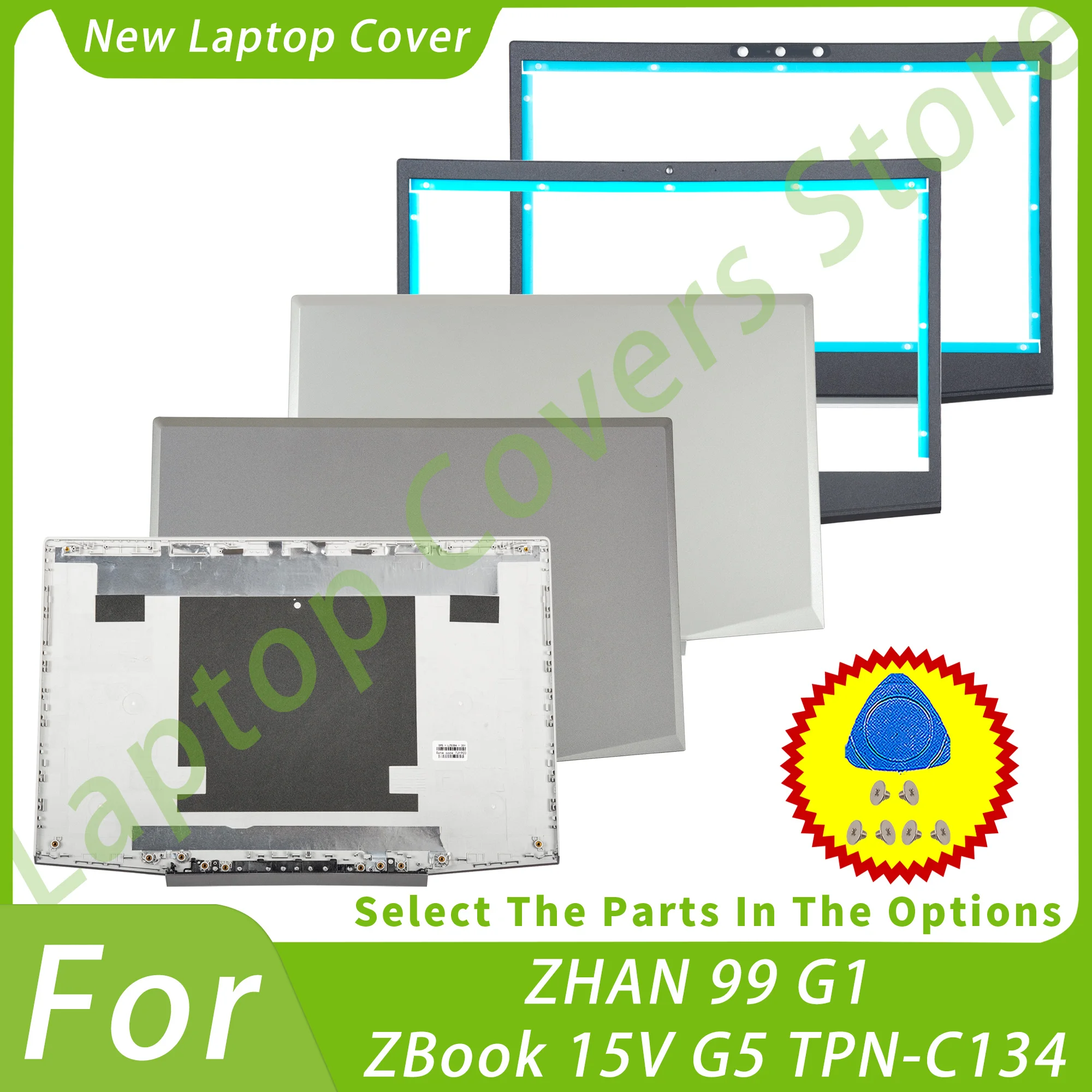 

Giparts For ZHAN 99 G1 ZBook 15V G5 TPN-C134 Plastic Top Lid Frame Bezel Laptop Parts Repair L25084 AP28A000110 AP28A000210