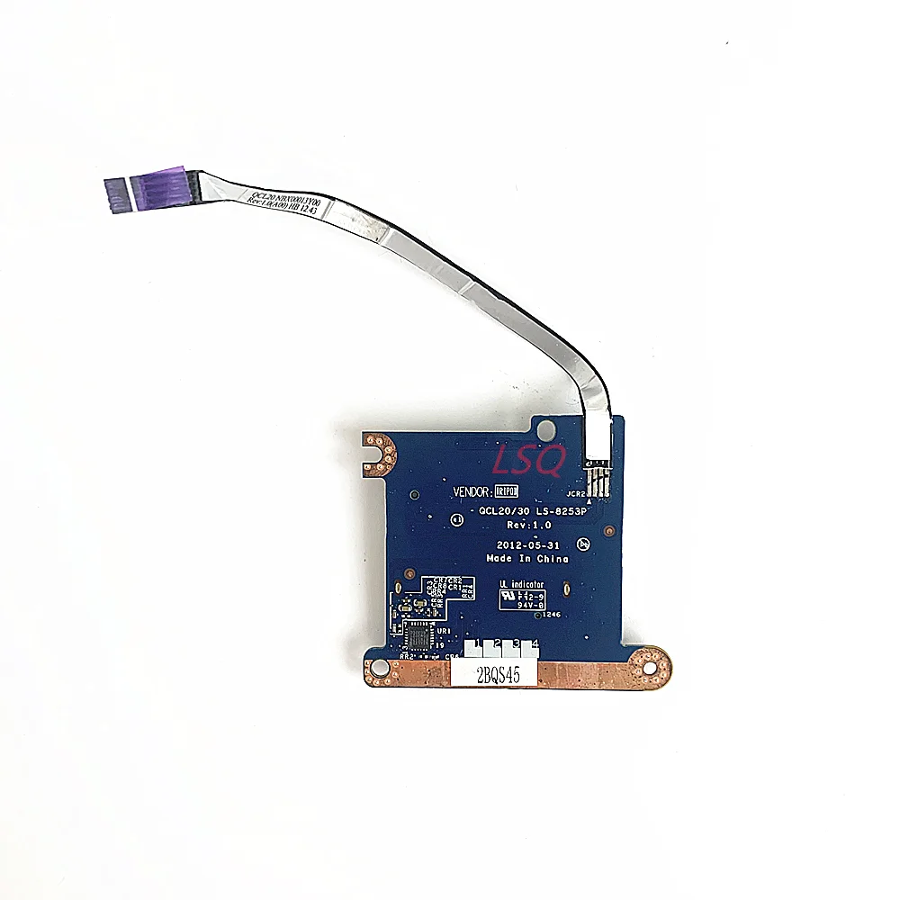 LS-8253P For Dell Vostro 3560 SD Slot Card Reader Board & Cable G18TD 0G18TD 100% Test OK