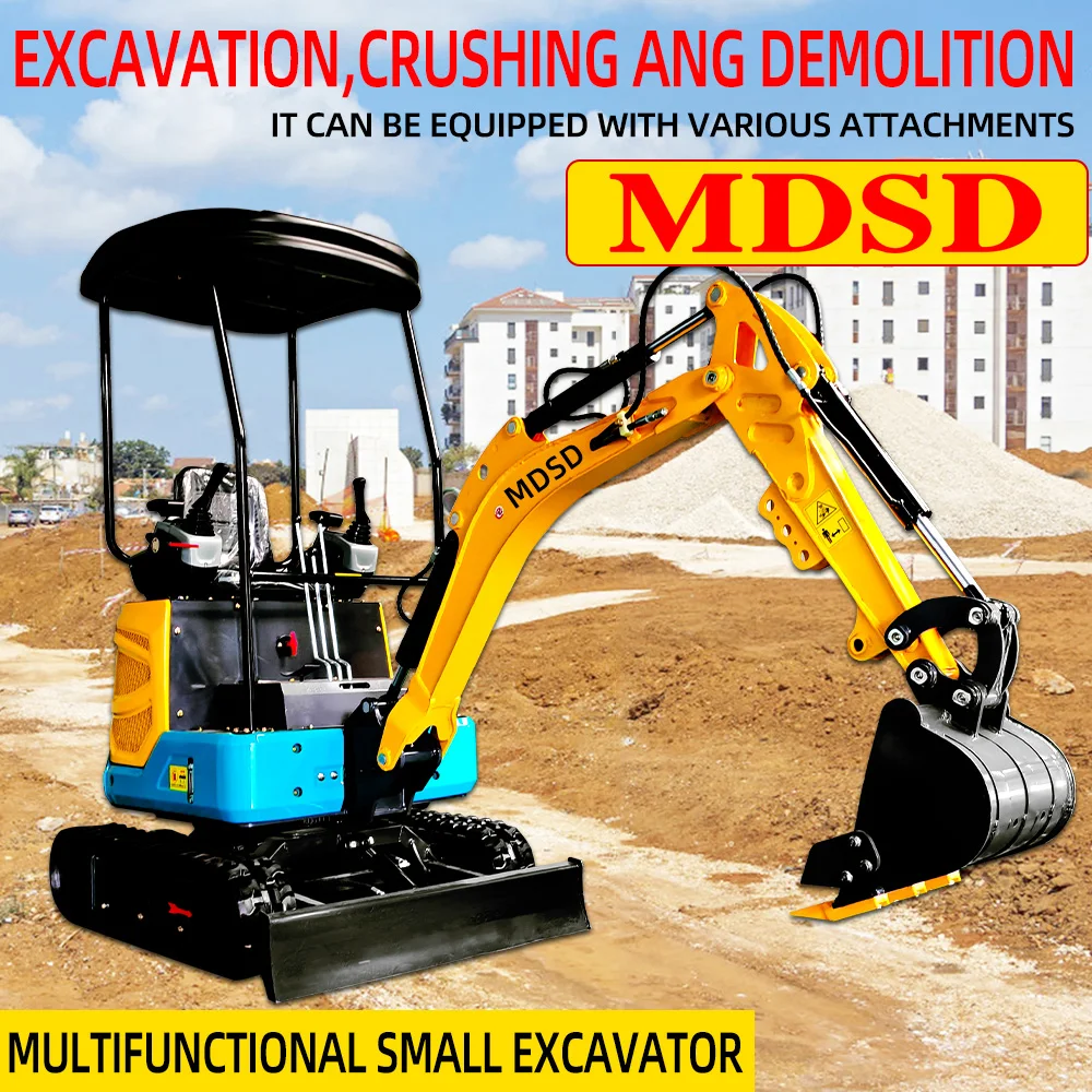 1.5 ton 1.8 ton mini escavadeira epa euro5 equipamento de escavação para locais de trabalho urbanos e precisos 2 t miniescavadeira frete grátis