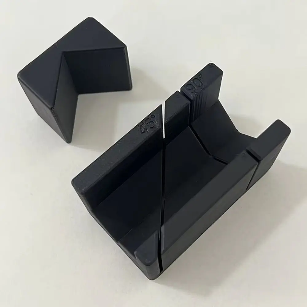 90-Degree Miter Saw Guides 45-Degree Plastic 3D Printing Woodworking Tools Hand Orange 3d Printed Miter Box Tools Carpenter'S