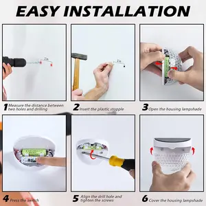 LED Sohle Zaunlichter Außenverteidiger wasserdichte Wandleuchten abgewischt für Terrassengartenpfad Dekorative Lichter 10 Hauptverkäufe Outdoor Leuchte Wall - №10