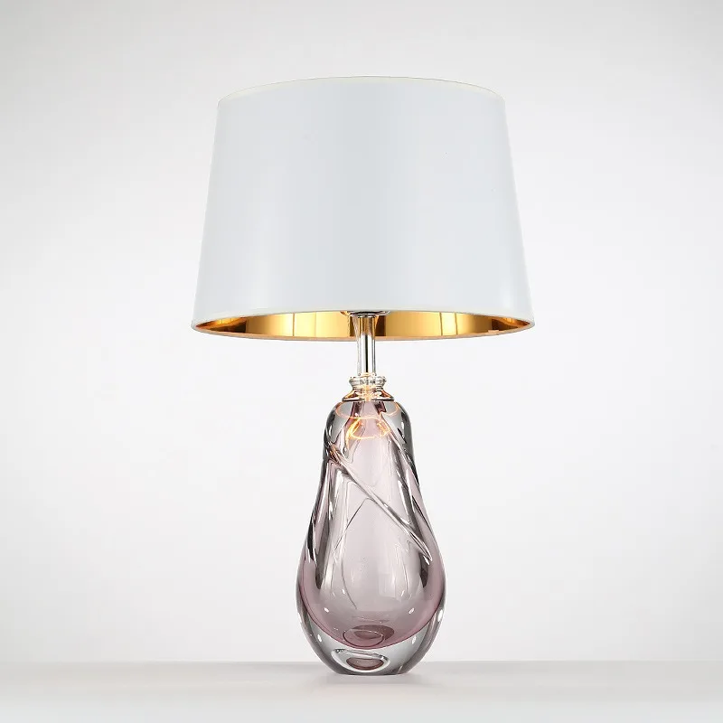 Simple modern living room model room study fashion creative designer club room bedroom glazed decorative desk lamp
