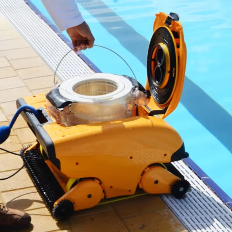 2025 Swimming Pool Automatic Sewage Underwater Vacuum Cleaning Robot Water Crown view 3
