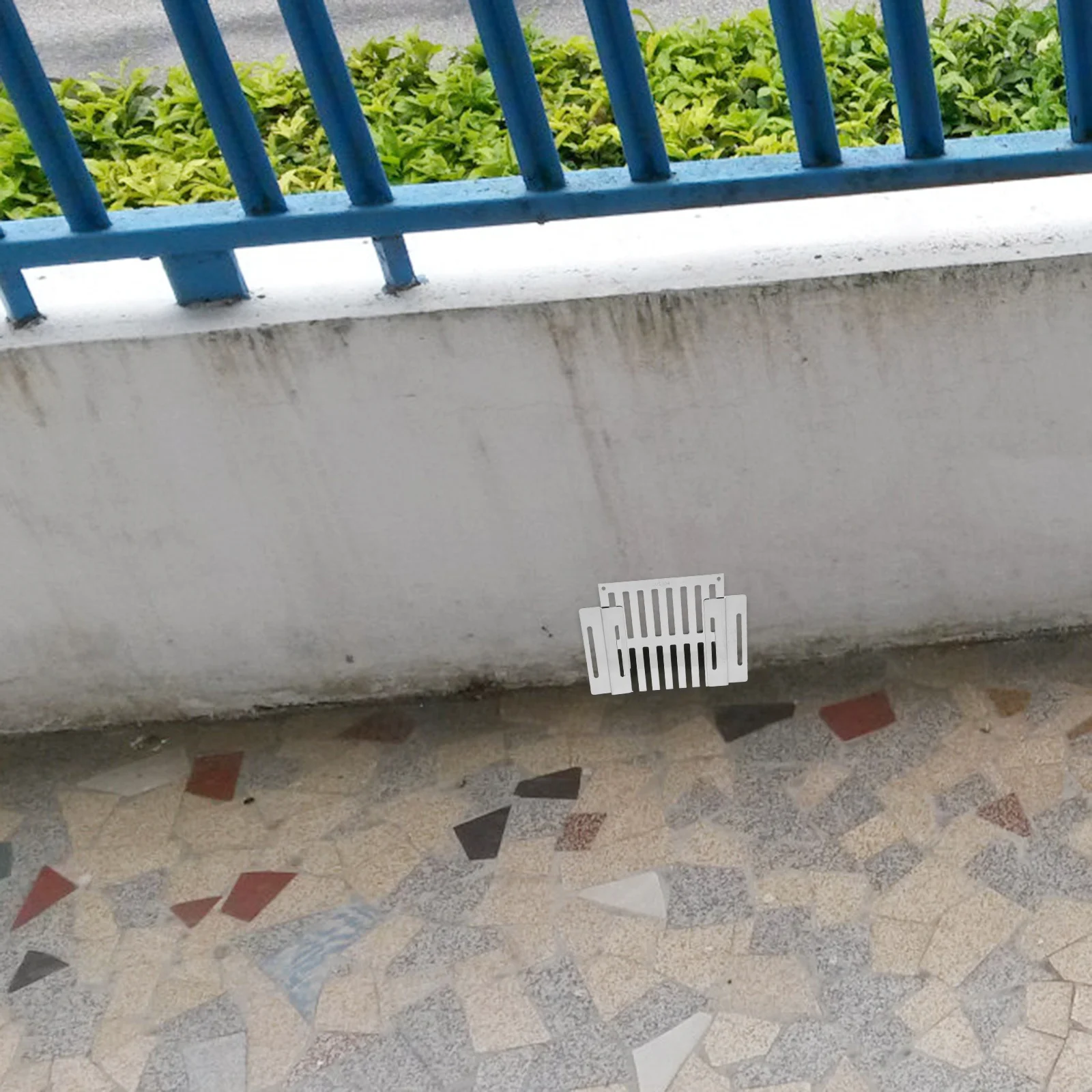 الفولاذ المقاوم للصدأ الطابق استنزاف 12.5X12.5Cm في الهواء الطلق مربع صر الجانب جدار جبل الصرف شبكة الثقيلة مانعة لتسرب الماء #1