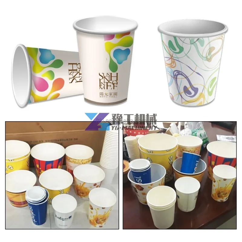 Fully Automatic High Speed Disposable Paper Coffee Cup Forming Machine for Making Paper Cups