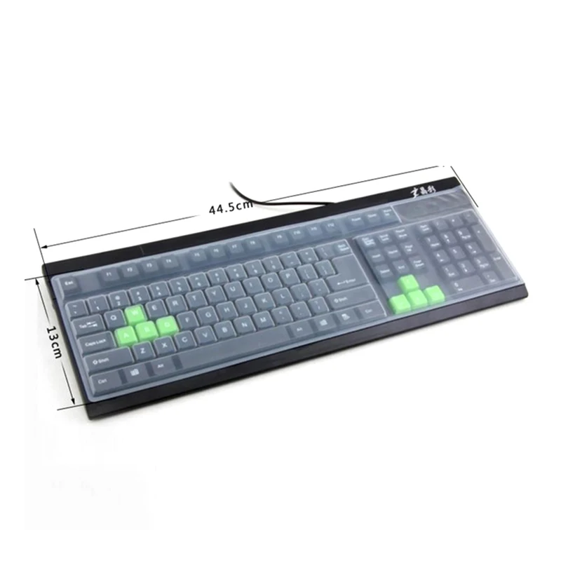 Universal Dustproof Silicone Desktop Computer Keyboard Cover Protector Film Waterproof Laptop Keyboard Transparant Cover
