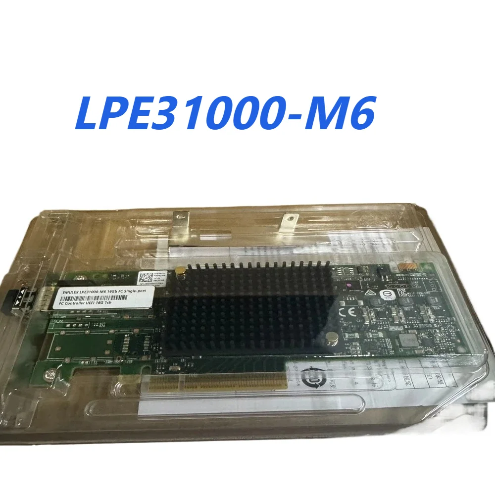 16G FC HBA Card LPE31000-M6 Single Port PCIe x8 Fibre Channel Adapter for Server Storage Networking