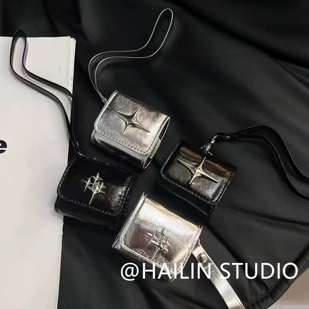 

Чехол для наушников Cross-star подходит для наушников Airpods, кожаный чехол.