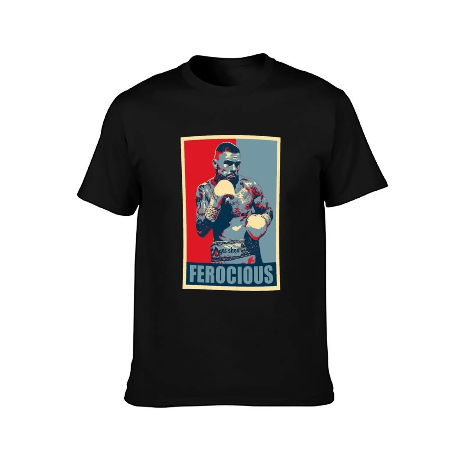 George Ferocious Kambosos Jr Hope T-Shirt, Summer Casual Cotton Tee, Oversized Streetwear Tops, Vintage Graphic Print