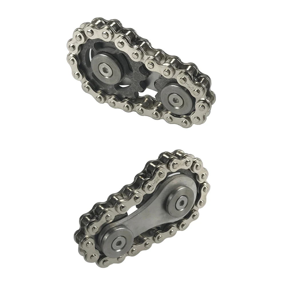 Sprockets Flywheel Fingertip Gyro Sprockets Chains EDC Metal Toy Gear Chain Gyro Drop Ship Sproket Roadbike Spinner