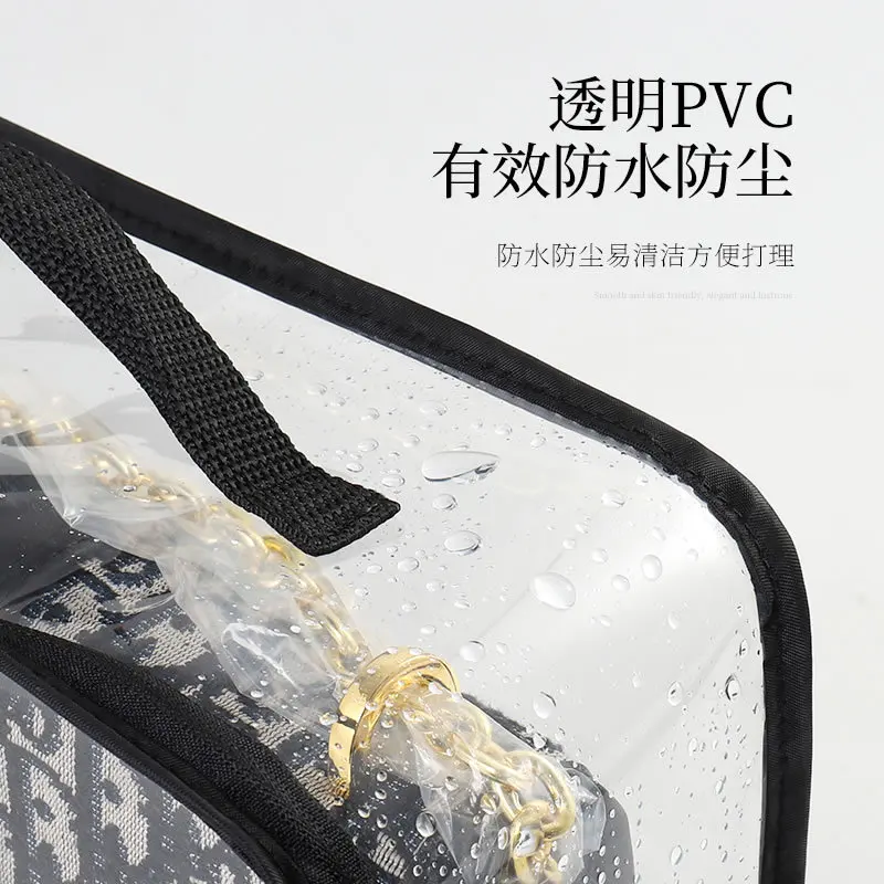 Bag Storage Bag Counter Household Wardrobe Luxury Finishing Display Dustproof Mildew-proof Transparent Protective Cover Artifact