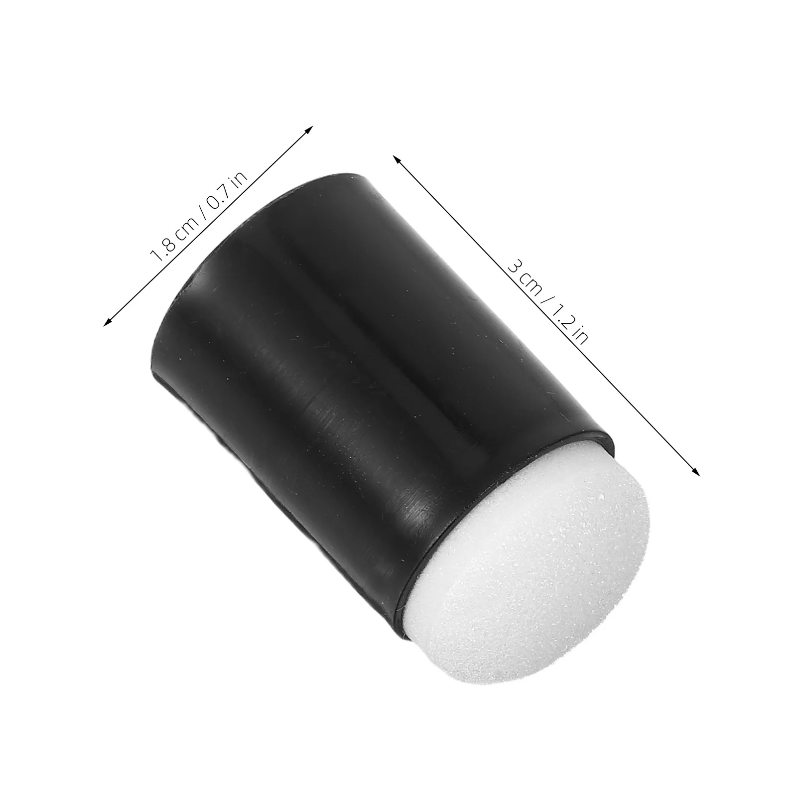 32 قطعة إسفنجة رسم الإصبع Daubers إسفنجة حرفية لصنع بطاقة اللوحة مشاريع فنية ذاتية الصنع مع صندوق تخزين