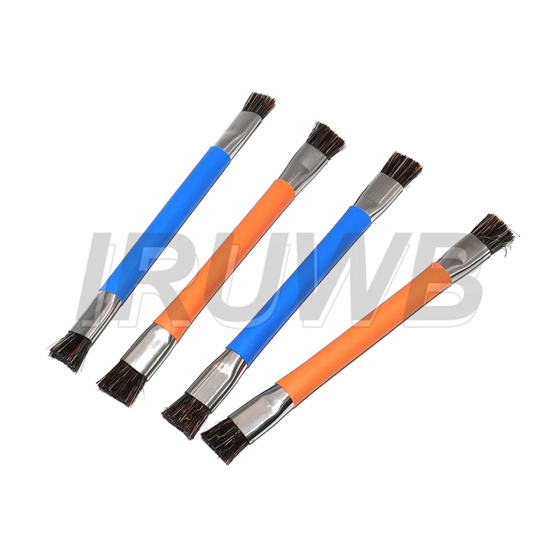 1pcs The safety double-ended brush is used for cleaning the chips of mobile phones and computer motherboards
