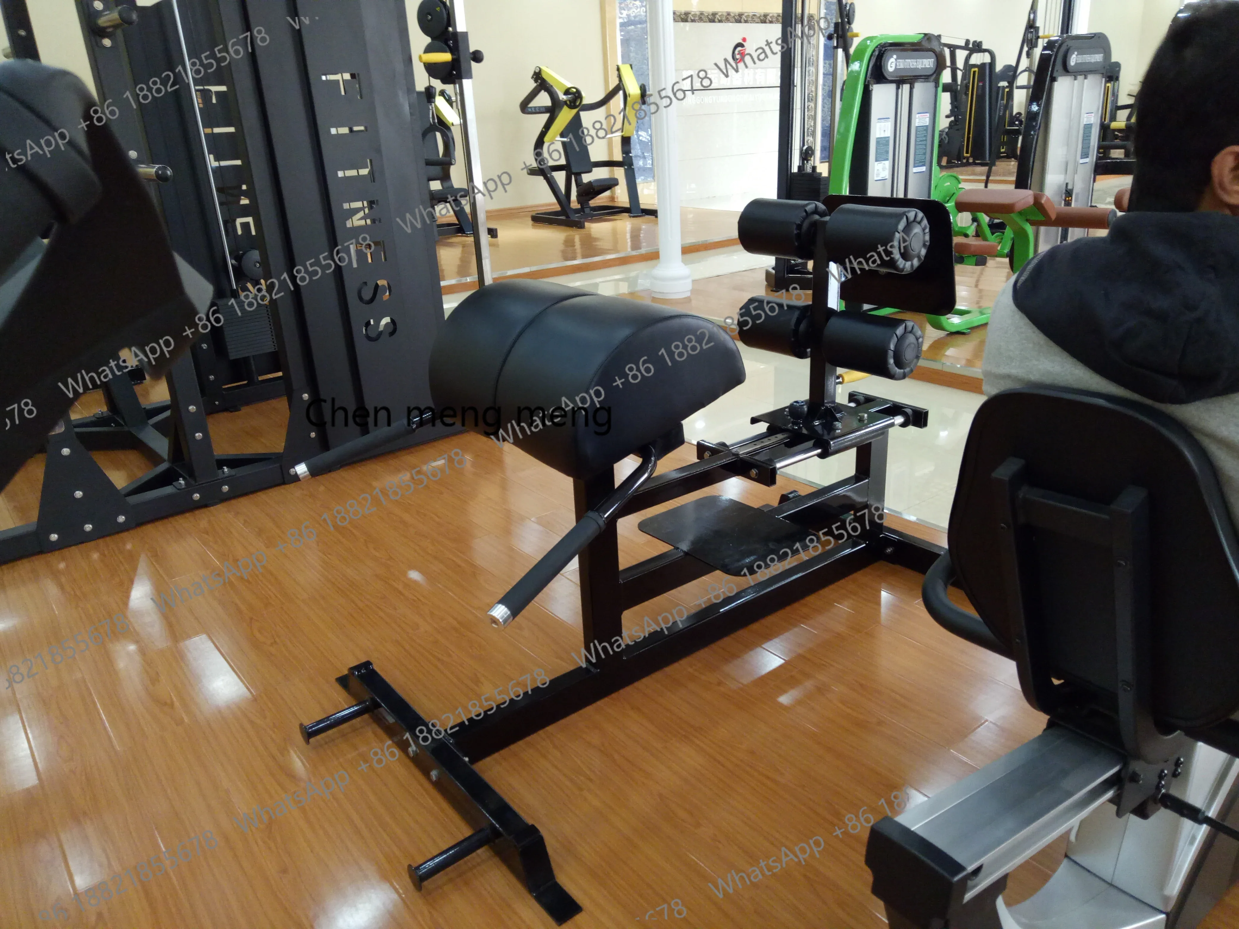 A49 Fitness Equipment Glute Ham Raise Machine Back Extension Workout for Commercial Gym