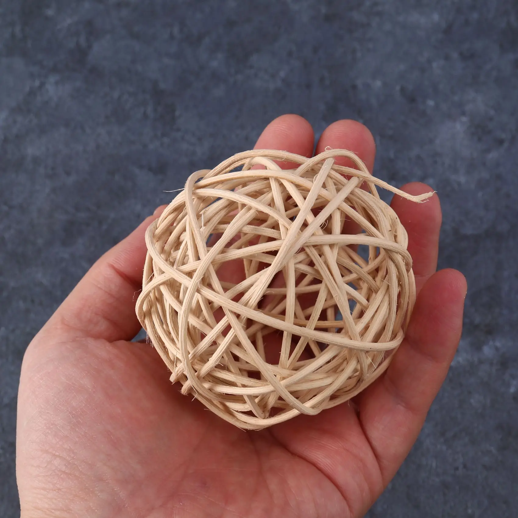 21 stks/partij Gemengde 3 Kleuren Rotan Ballen Vaas Vulstoffen voor Bruiloft Kerst Decoratie, Diverse Drie Grootte (3 cm/5 cm/7 cm)