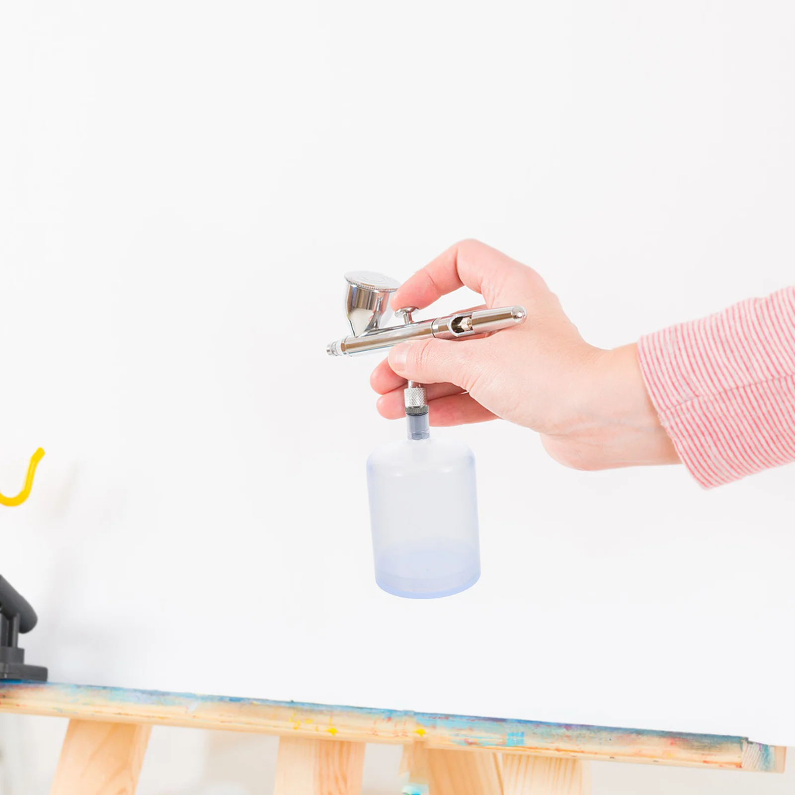 البخاخة كوب الطلاء 75 مللي حاوية بلاستيكية قابلة للاستبدال للرسم خلط الألوان إعادة الملء رذاذ وعاء البخاخة زجاجات وعاء #5