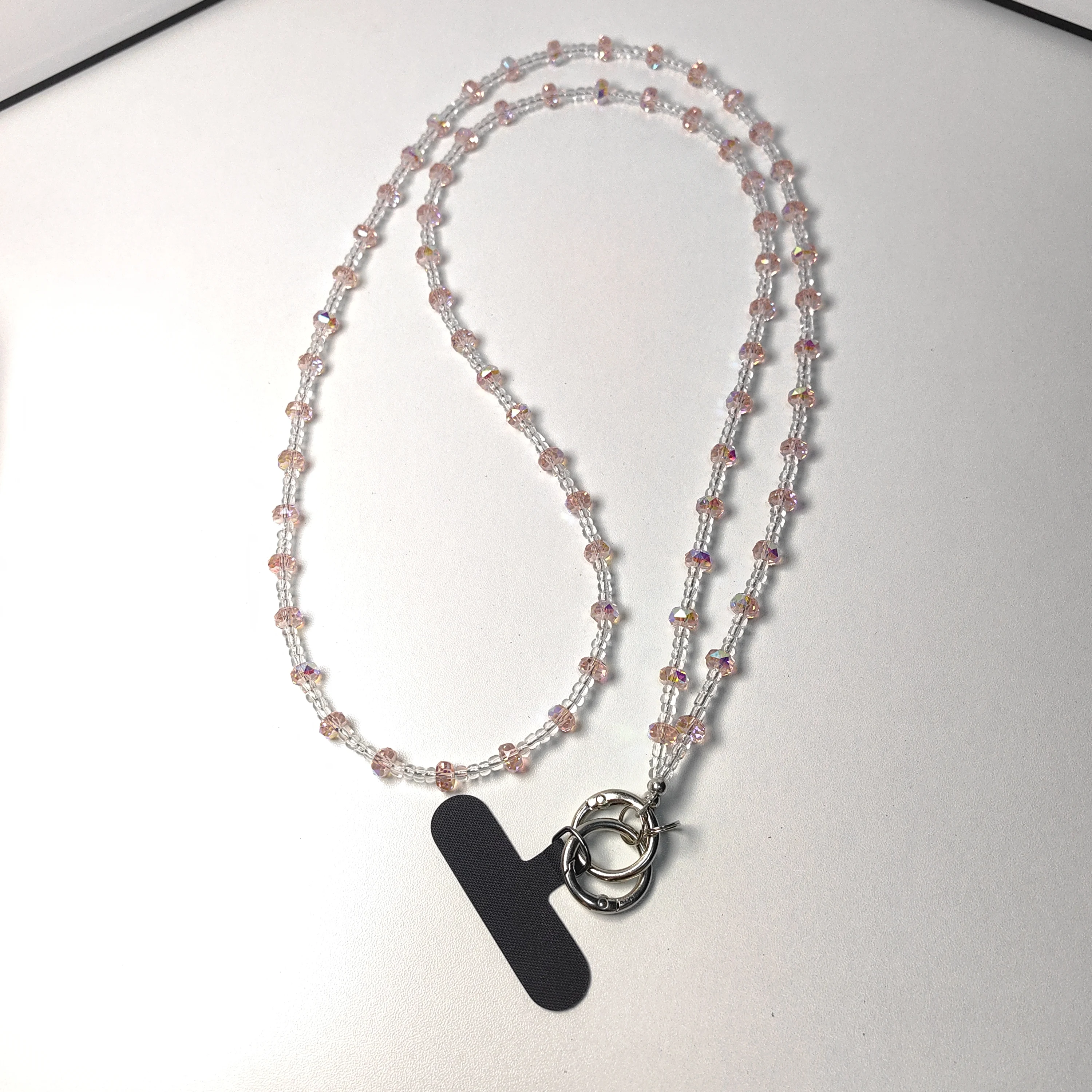 

New Fashion And Trendy Colorful Mobile Phone Pendants, Lanyards, Beaded Chains, Key Chains, Girl's And Couple's Gifts