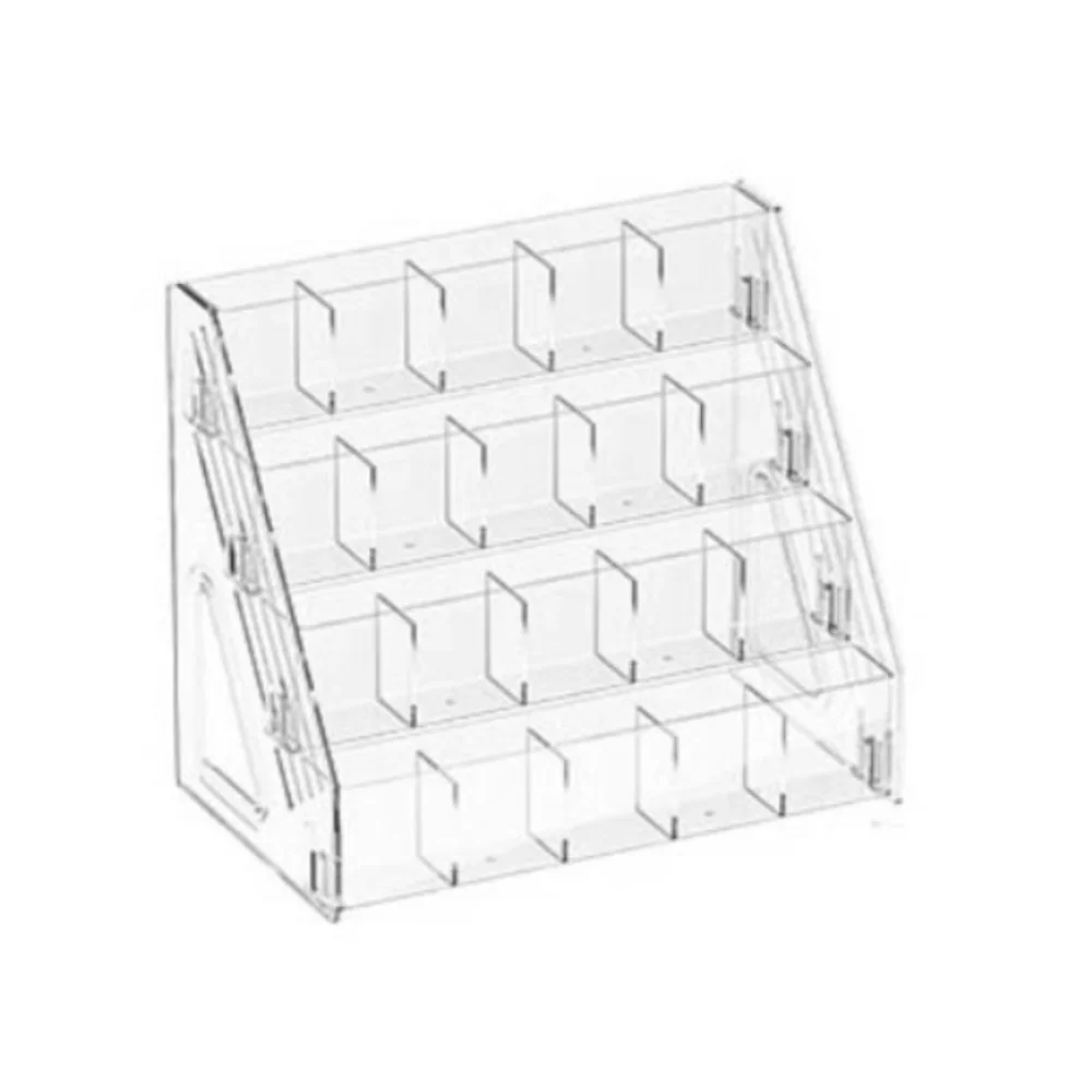 

3/4/5 Layers Watercolor Pencil Storage Rack Acrylic Large Capacity Nail Polish Display Organizer Partition Space-Saving